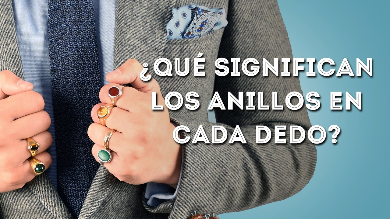 anillo en mano derecha que significa