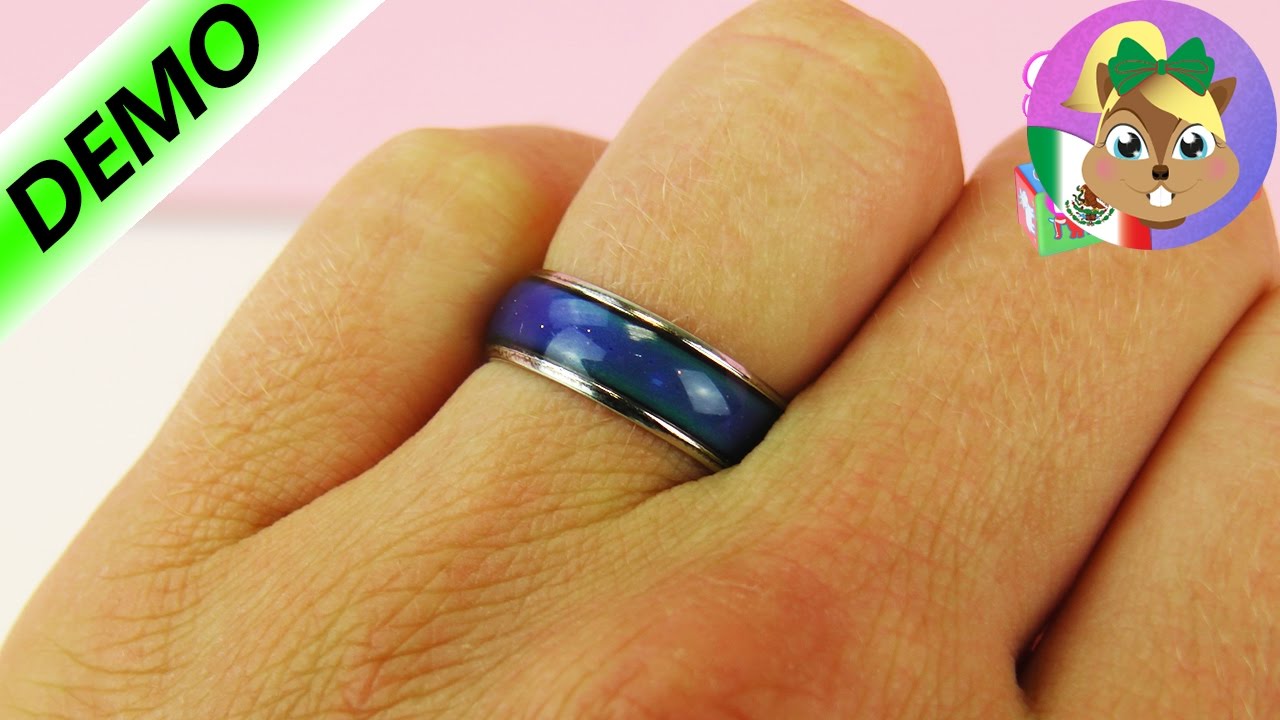 anillos que cambian de color con los sentimientos