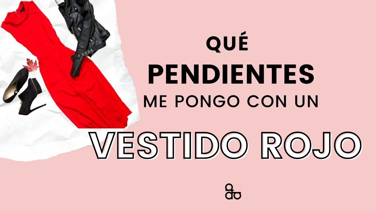 collar y pendientes para vestido rojo