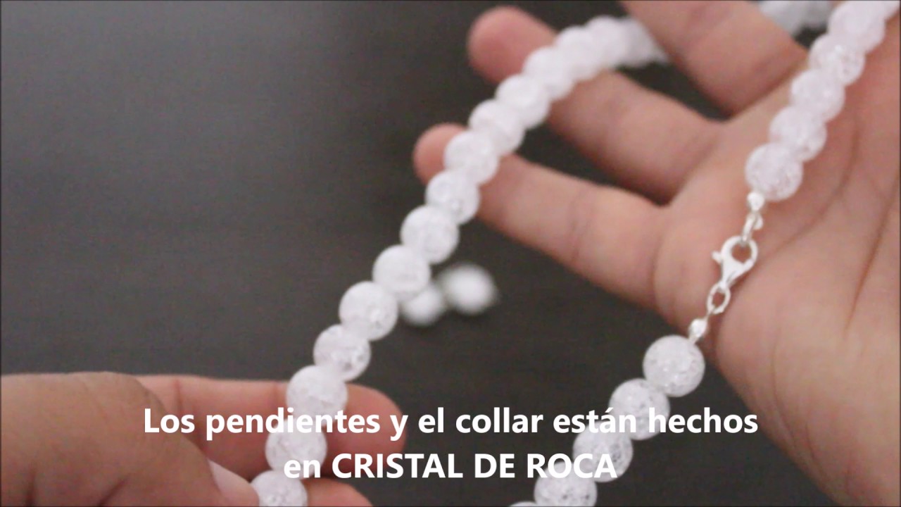 collares de cristal de roca antiguos