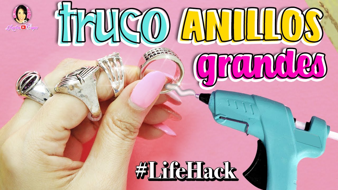 como achicar un anillo con hilo