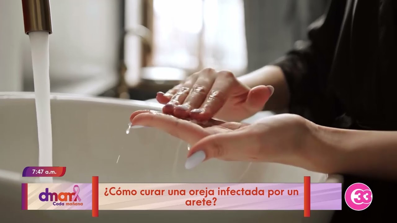 como desinfectar un pendiente en la oreja