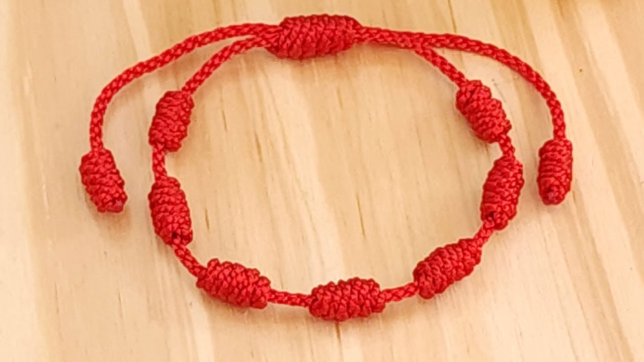 como hacer pulseras de la suerte