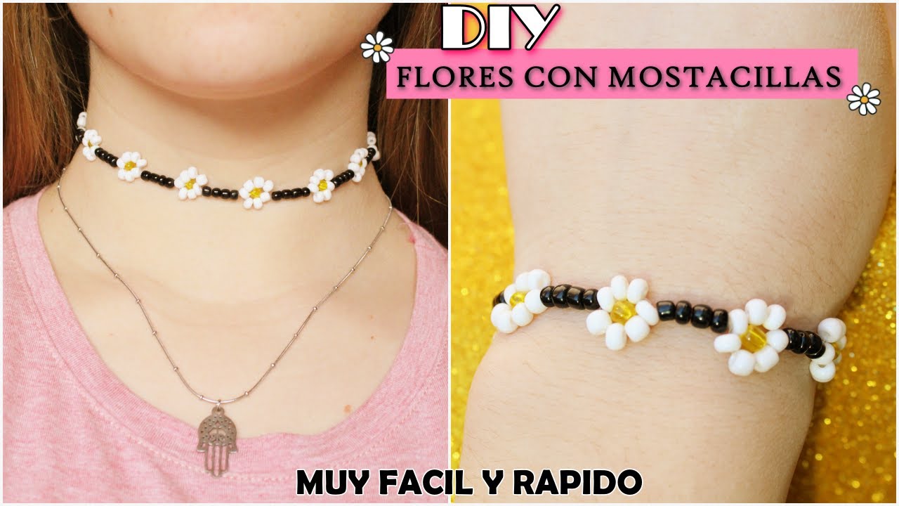 como hacer un choker con bolitas