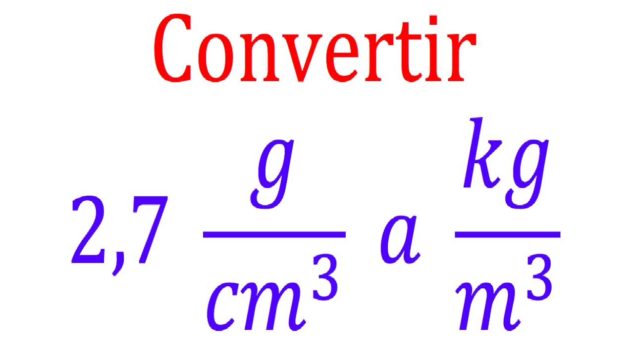 densidad del aluminio en kg m3