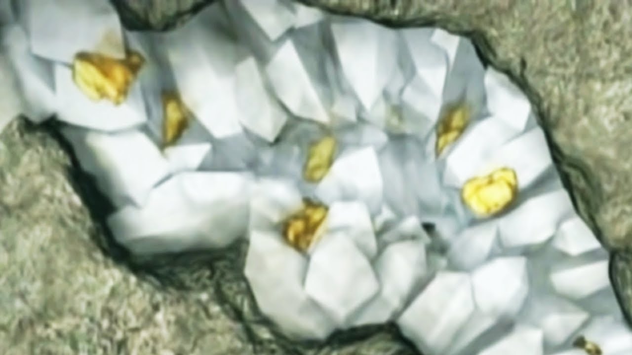 donde se forma el oro
