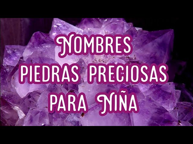 nombres de piedras preciosas en español