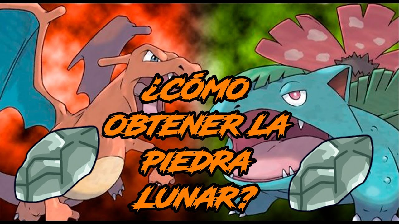 para que sirve la piedra lunar en pokemon rojo fuego