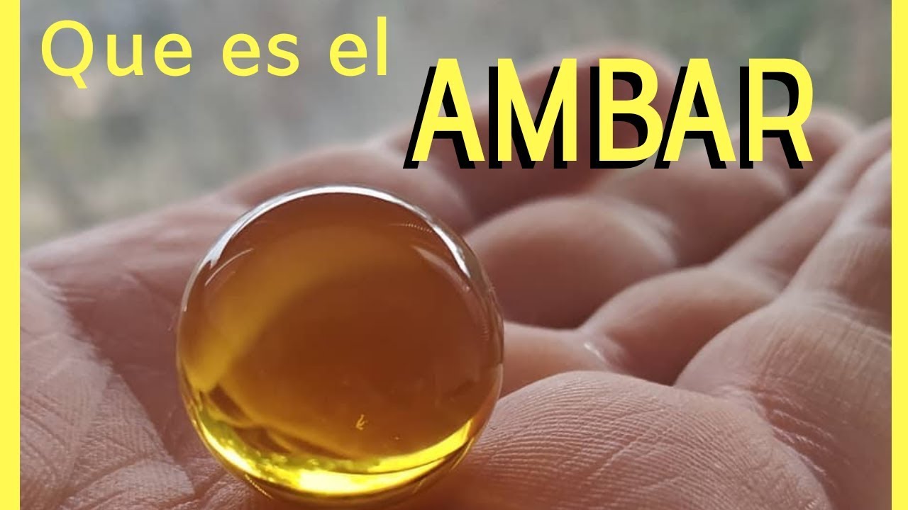 por que el ambar no es un mineral