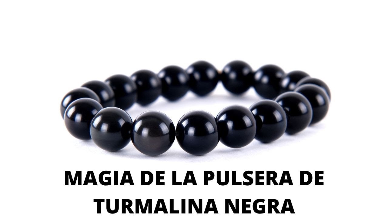 pulsera roja con piedra negra significado