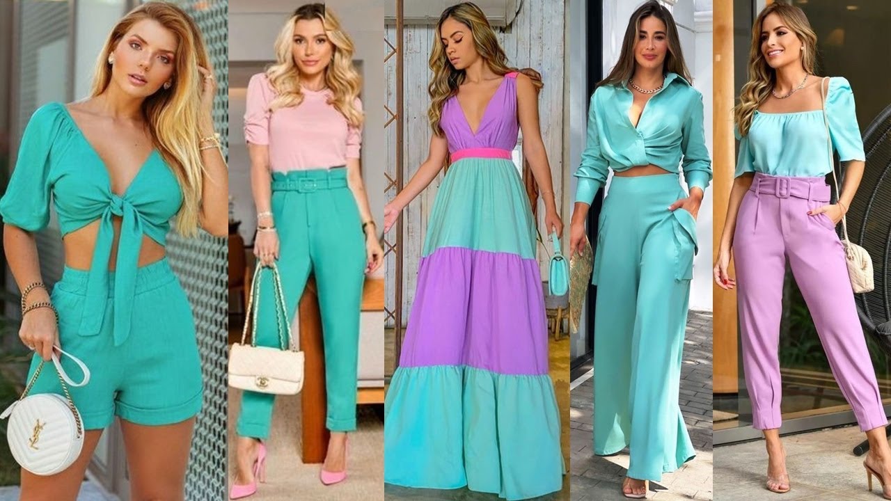 que colores combinan con el verde agua en ropa