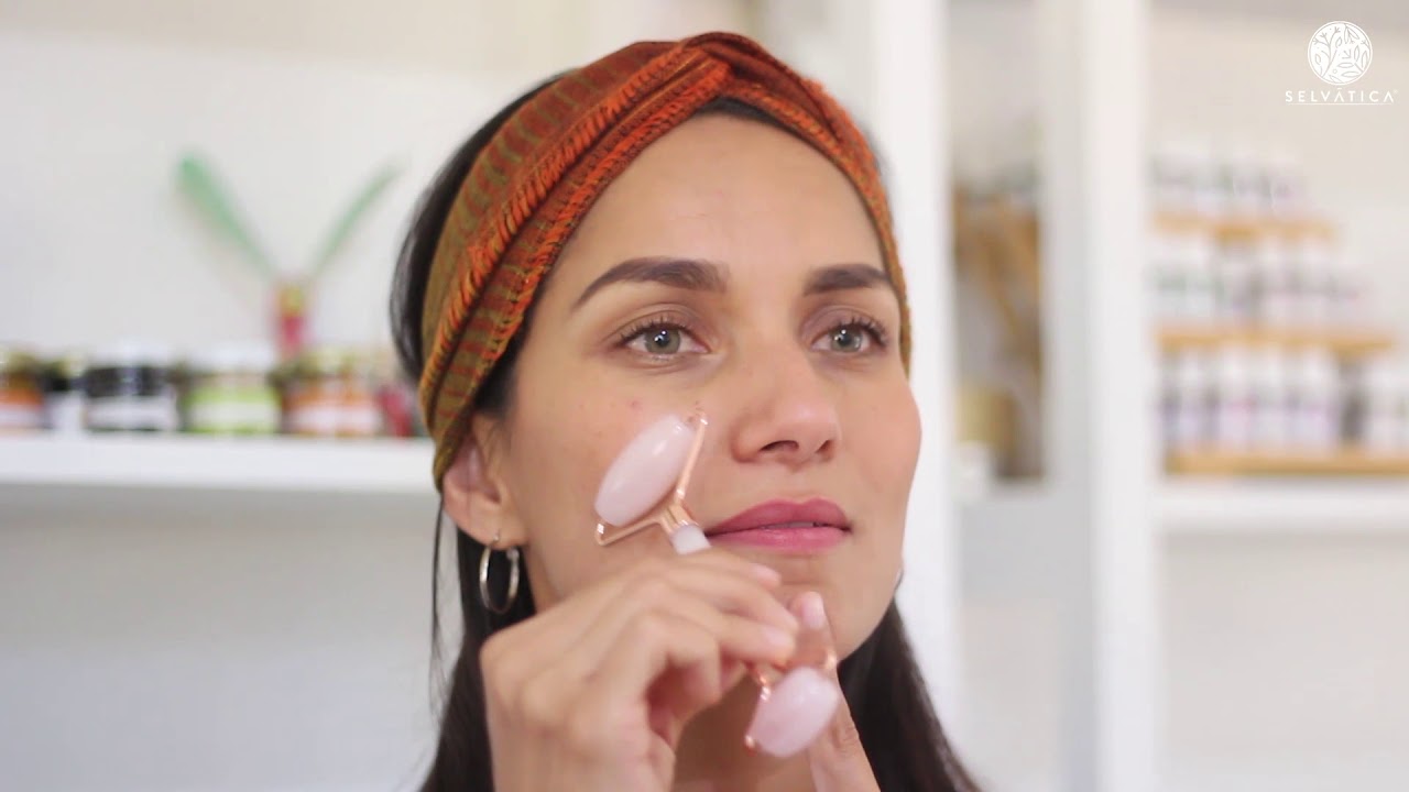 rodillo facial cuarzo rosa como se usa