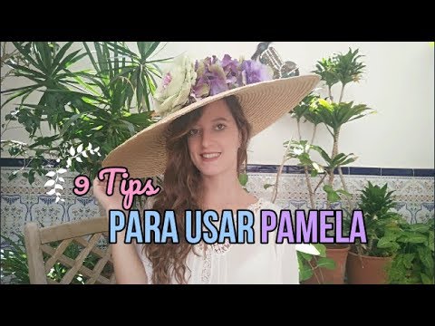 se puede llevar pamela con vestido largo