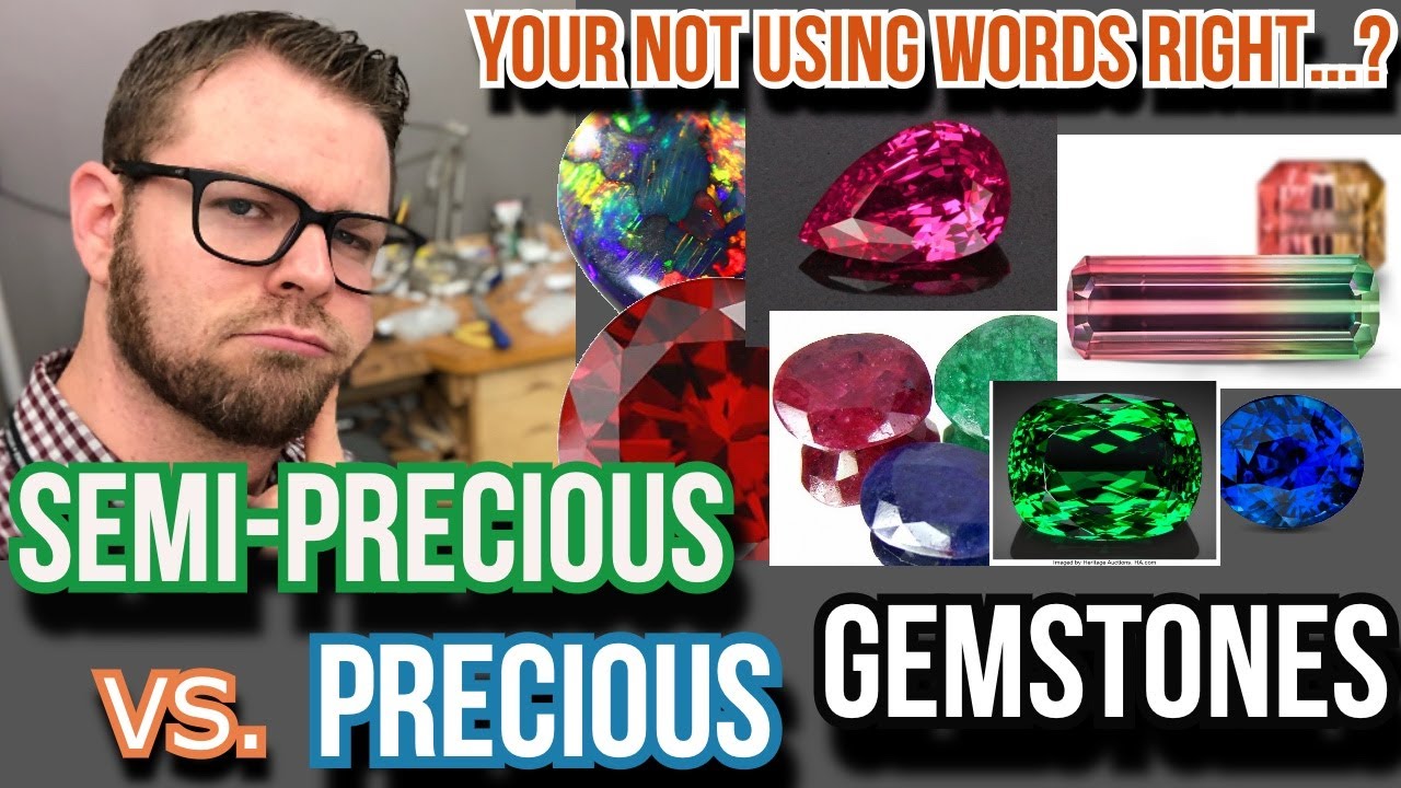what are precious and semi precious stones