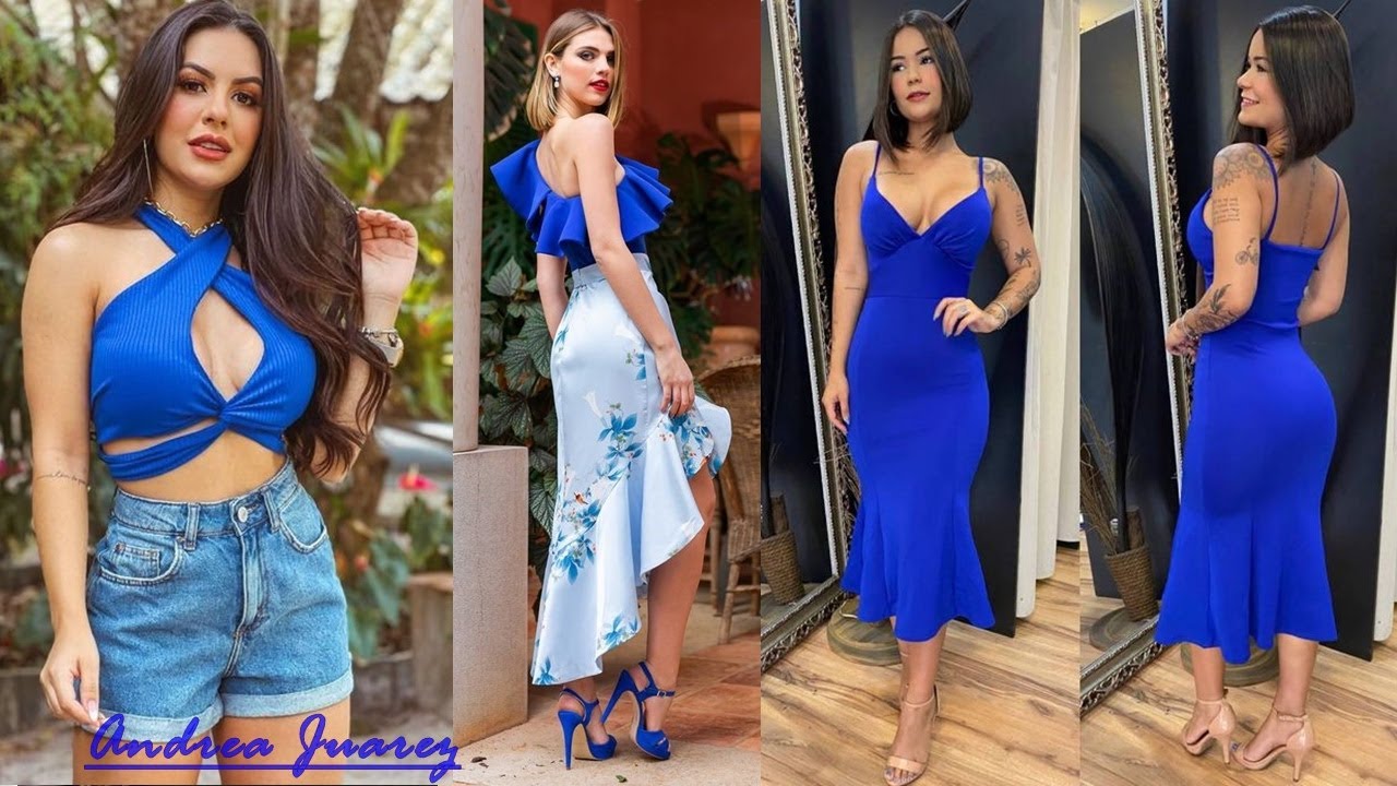 colores que peguen con el azul