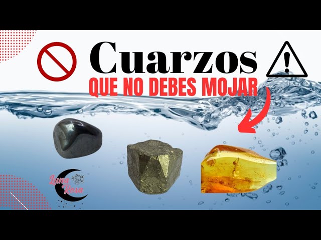 cuarzos que no se pueden mojar