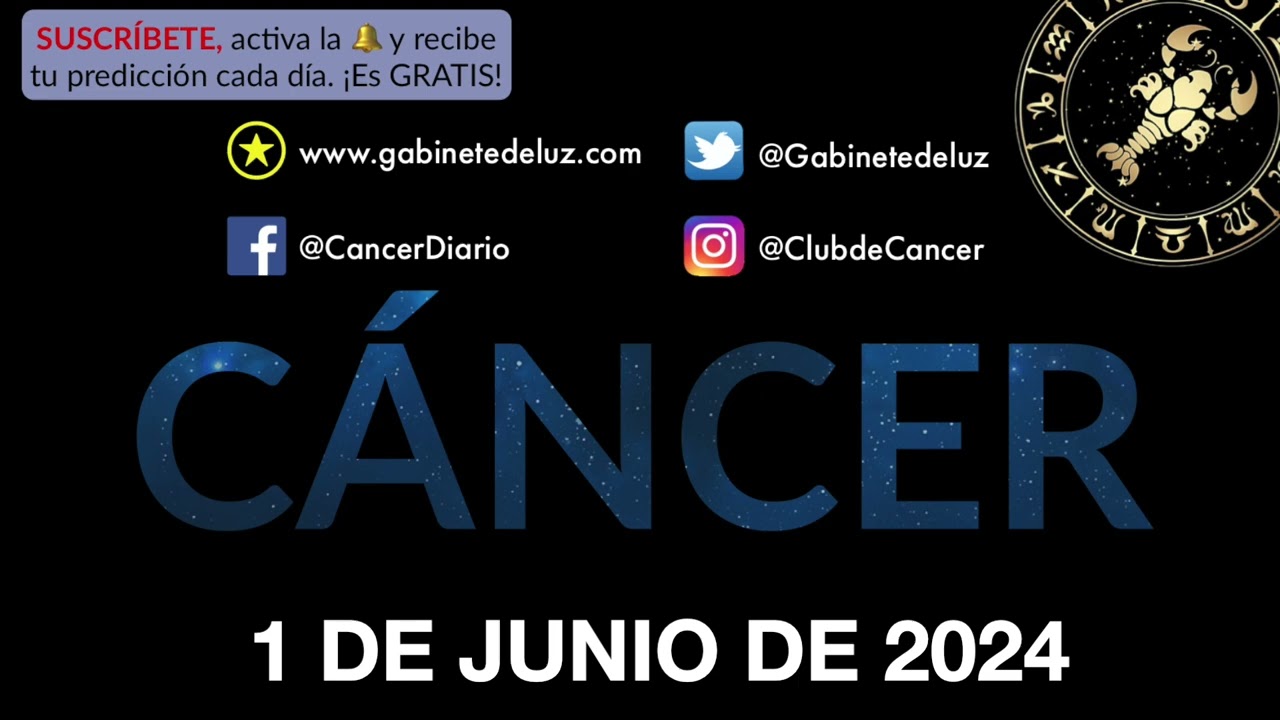 el signo de cáncer de hoy