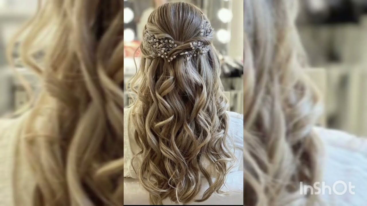 peinados para bodas pelo suelto liso