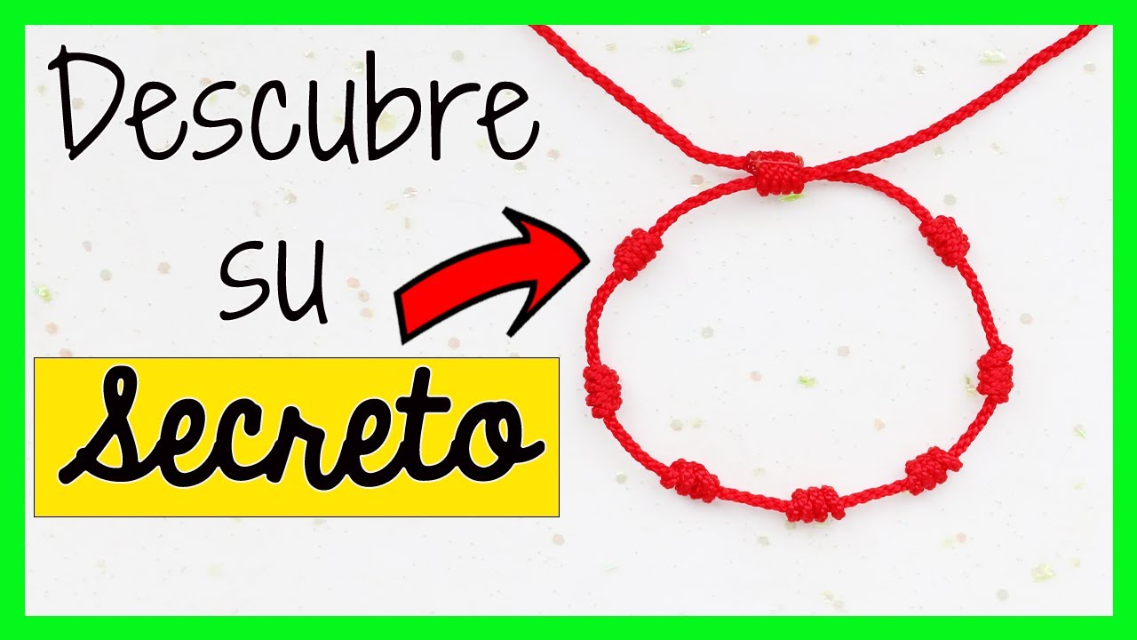que significa pulsera roja con 7 nudos