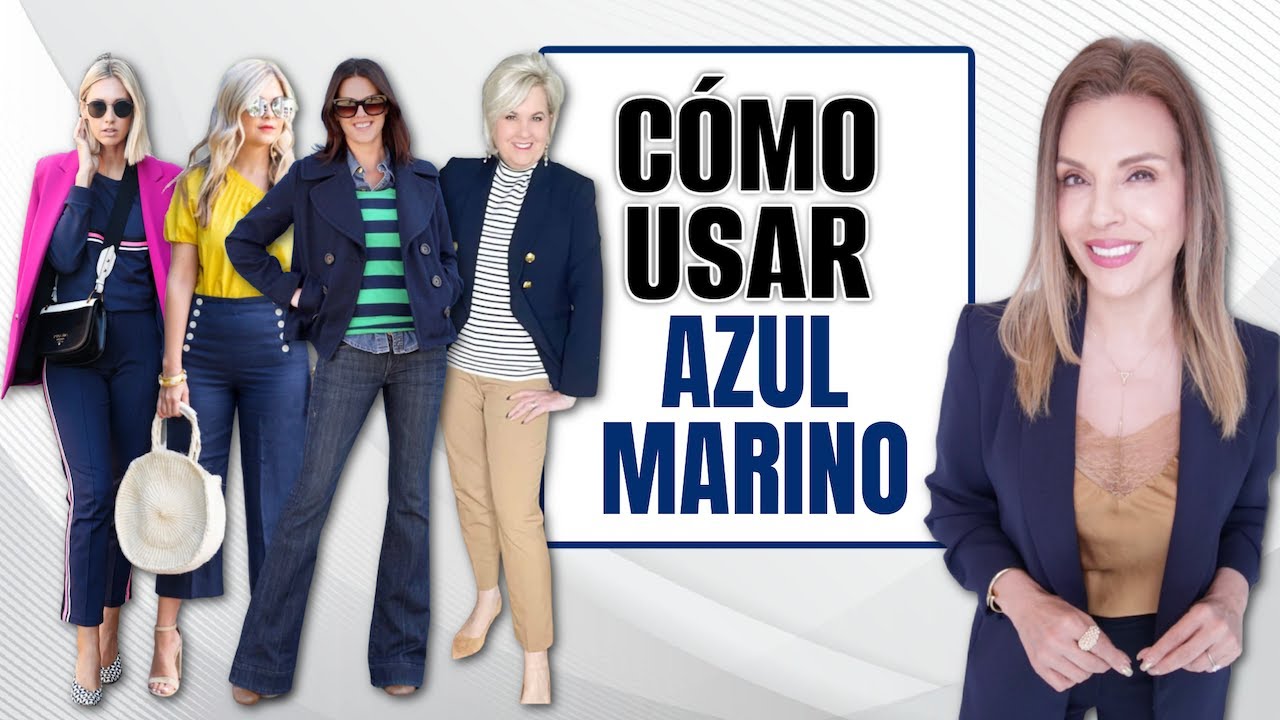 traje de chaqueta azul marino mujer