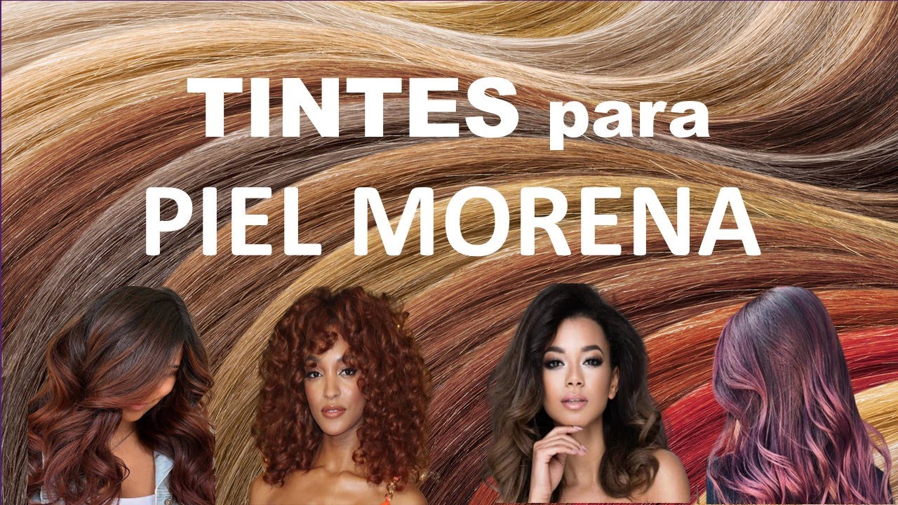 colores de tinte para morena clara