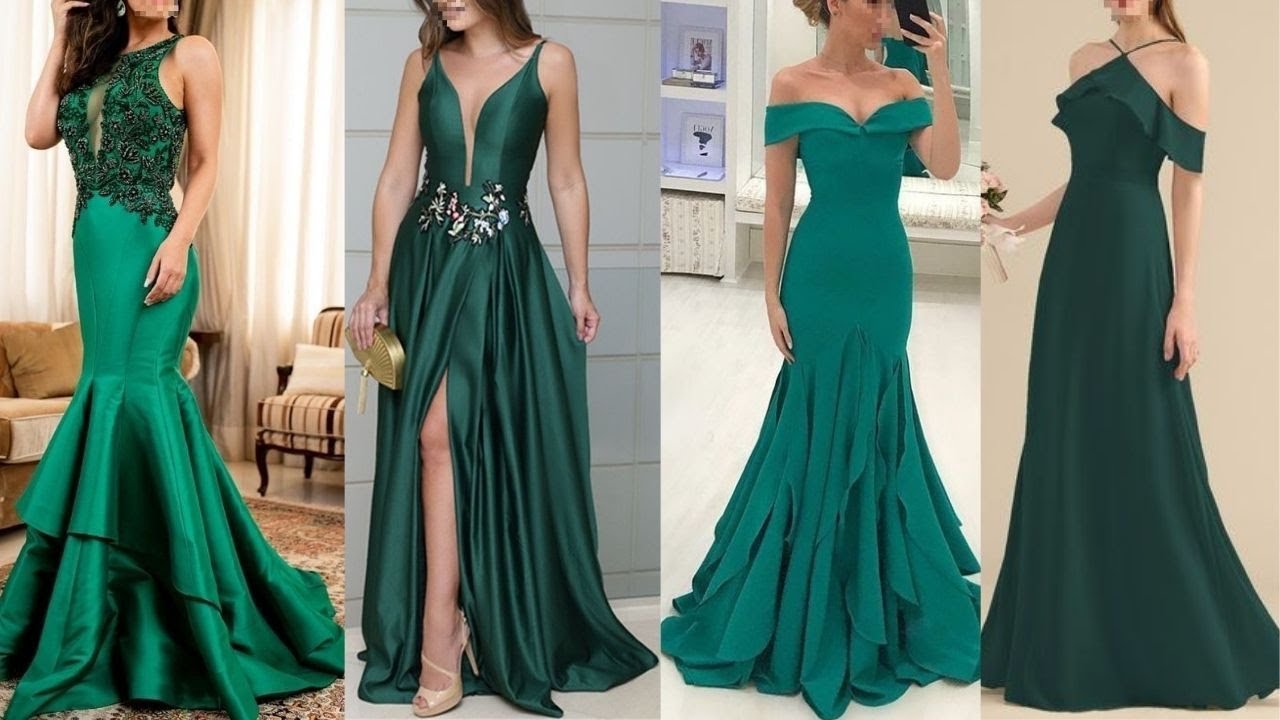 combinar un vestido verde para una boda