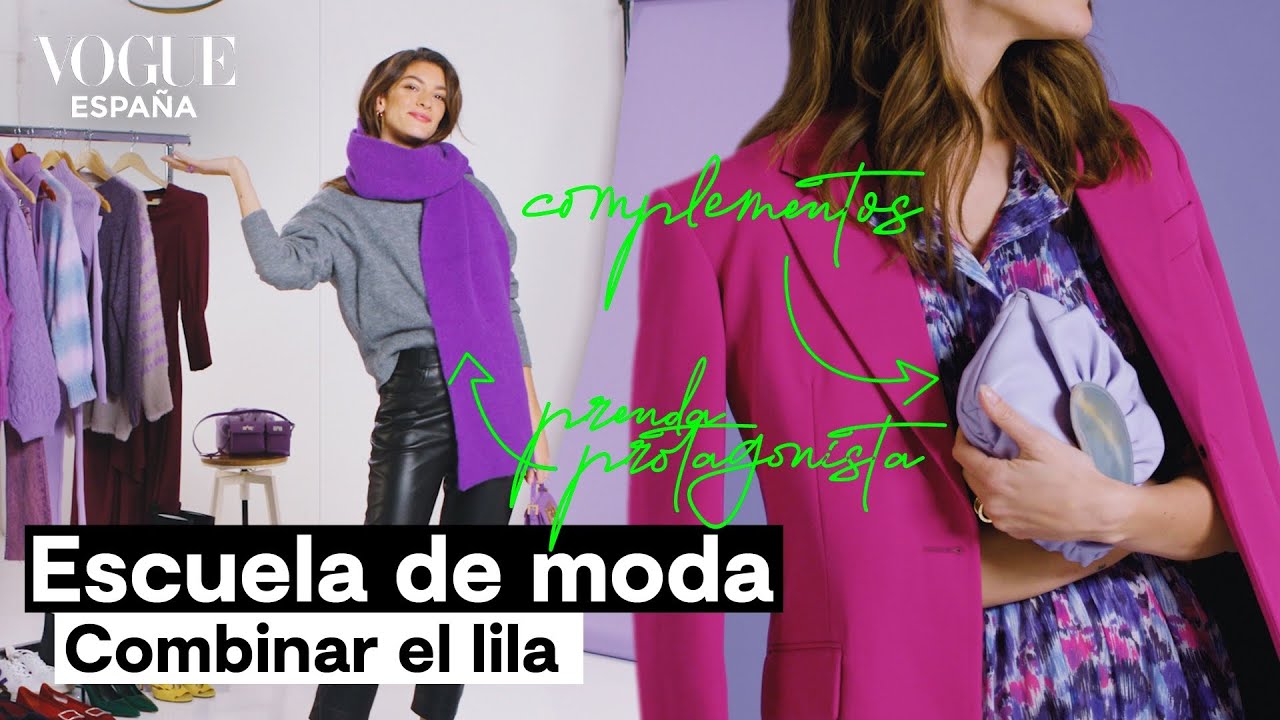 q color combina con el lila